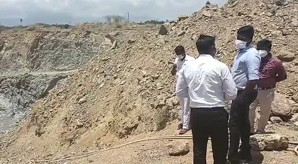 கல் குவாரில் சப்கலெக்டர் சிவகிருஷ்ணமூர்த்தி ஆய்வு