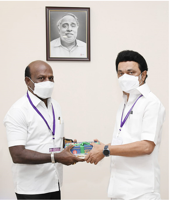 முதல்வர் மு.க.ஸ்டாலின், அமைச்சர் மா.சுப்பிரமணியன்