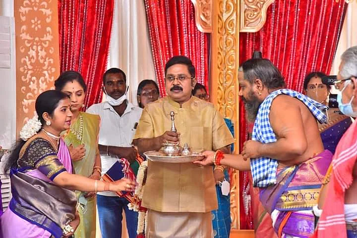 தினகரன் மகள் திருமணம்