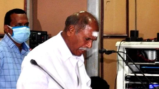 புதுச்சேரி முதல்வர் ரங்கசாமி