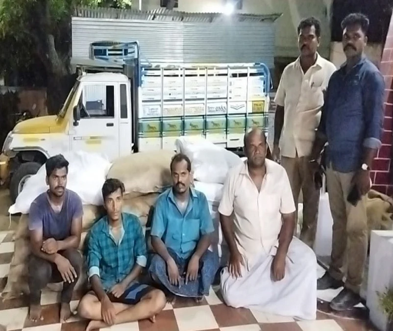 திருவாரூர்: மளிகை கடைக்கு கடத்திவரப்பட்ட போதைப்பொருள்கள்! - காவல்துறையினரிடம் சிக்கியது எப்படி?
