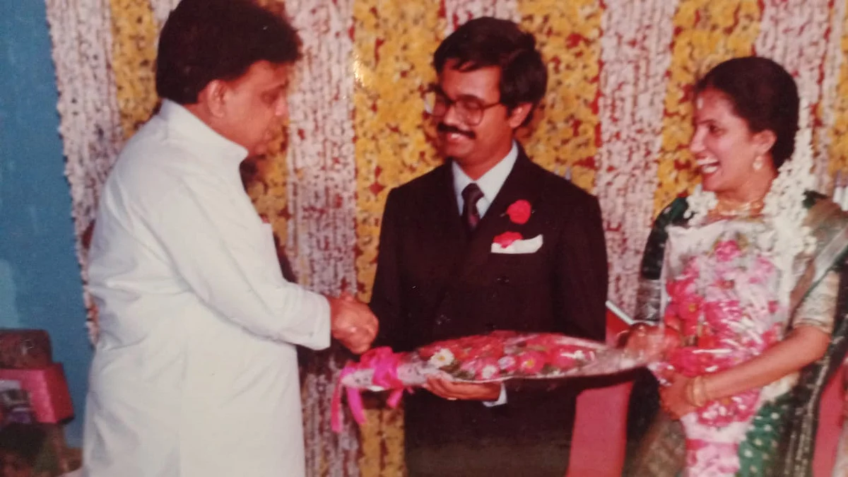 சுனந்தாவின் திருமண நிகழ்வில்...