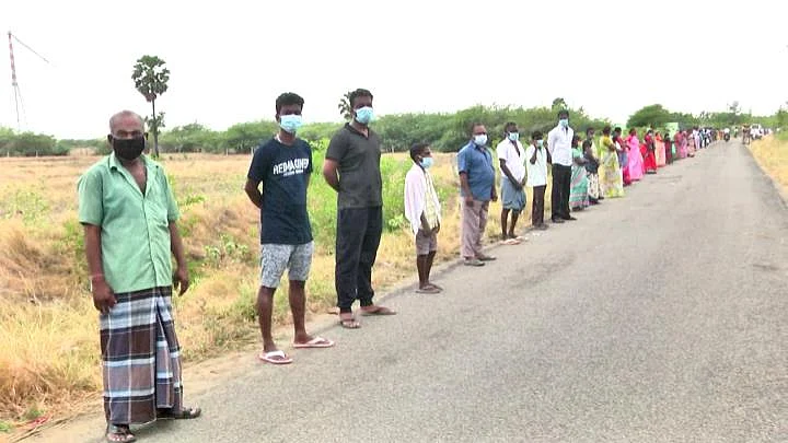 மனிதச்சங்கிலிப் போராட்டம்