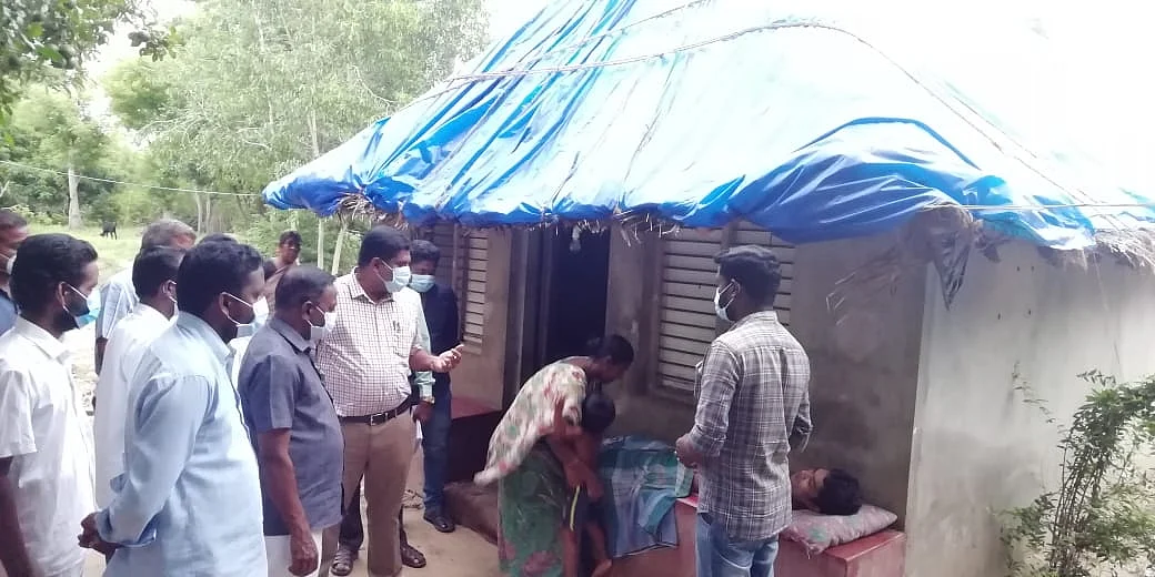 மனு கொடுத்த இரண்டு மணி நேரத்தில் உதவி