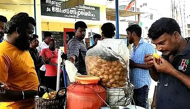 பானி பூரி கடை
