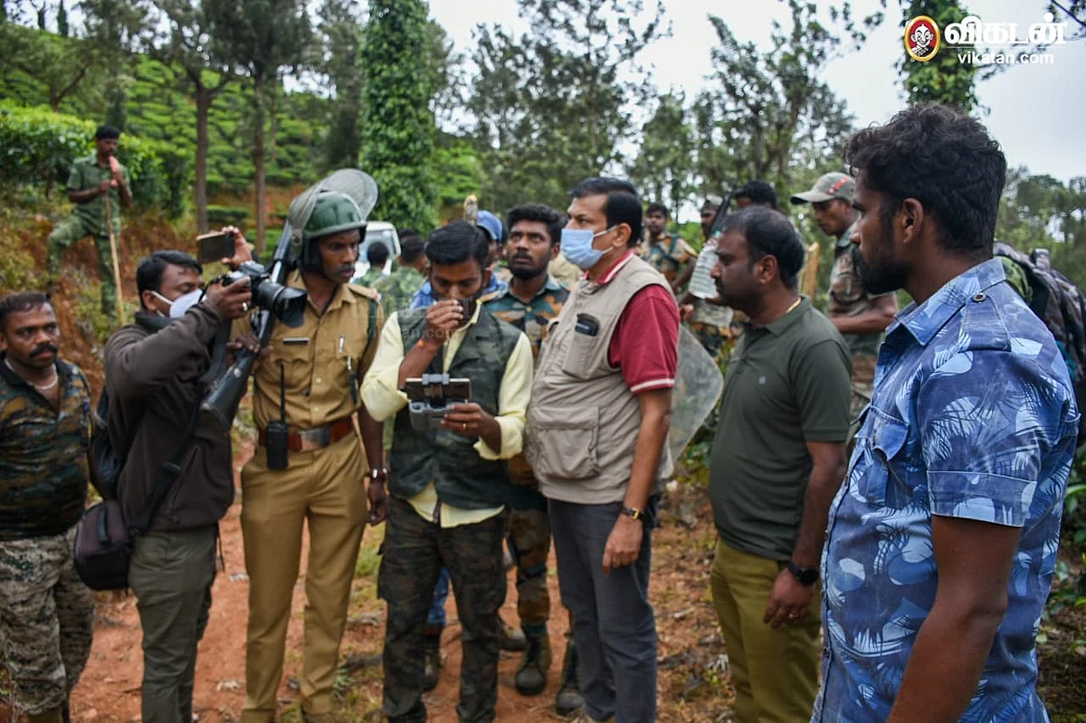 புலியை பிடிக்க களமிறங்கிய வனத்துறை