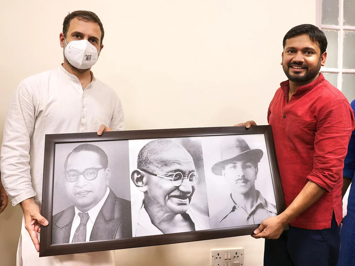 ராகுல் காந்தி - கன்னையா குமார்
