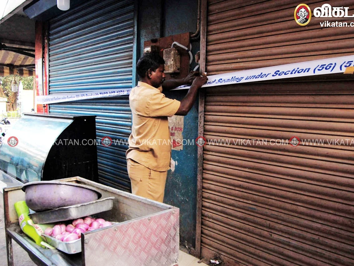 விதிமீறல்களைச் சரிசெய்யாமல் திறக்கப்படும் கடைகள்! - ஆளுங்கட்சிக்காக விதியை மீறுகிறார்களா அதிகாரிகள்?