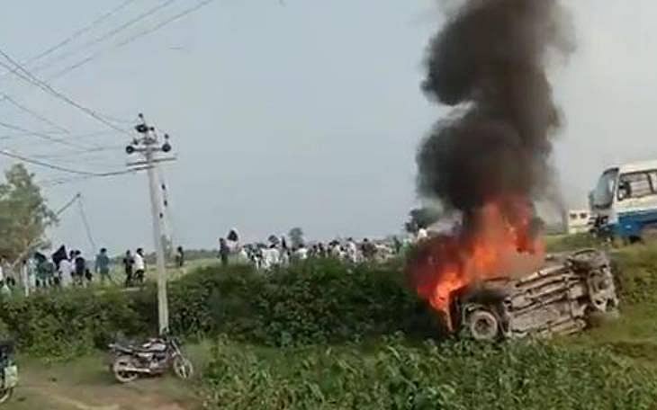 உத்தரபிரதேசத்தில் போராட்டம்; வன்முறை – 8 விவசாயிகள் உயிரிழப்பு; காங்கிரஸ், சமாஜ்வாதி  கடும் கண்டனம்