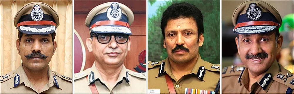 சைலேந்திரபாபு, சங்கர் ஜிவால், ரவி, சந்தீப்ராய் ரத்தோர்