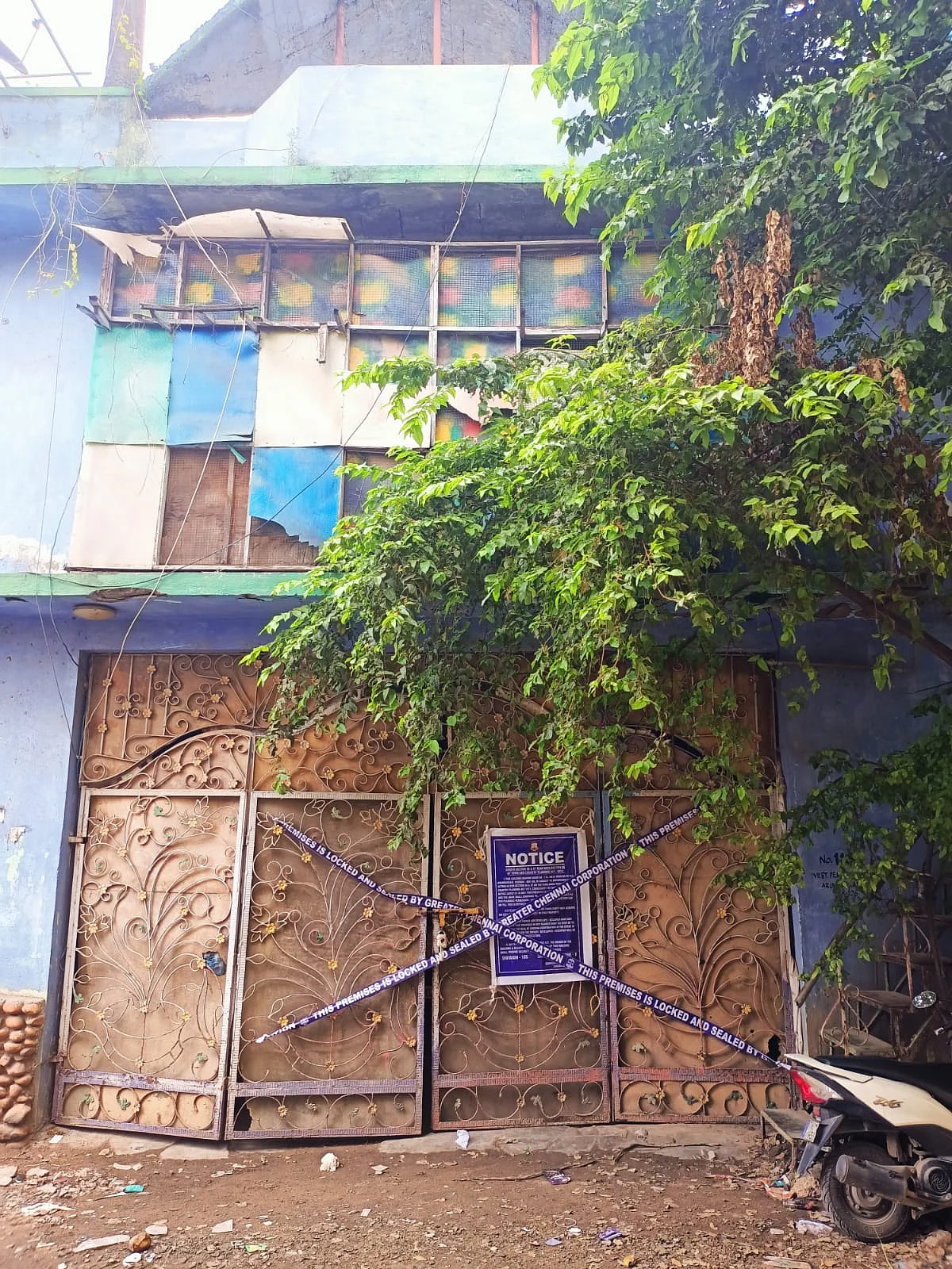 மன்சூர் அலிகானின் சென்னை வீடு