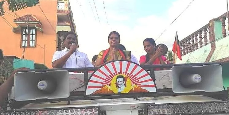 மருமகளுக்காக பிரசாரம் செய்த தேவராஜி