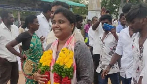 வெற்றியாளருக்கு வரவேற்பு