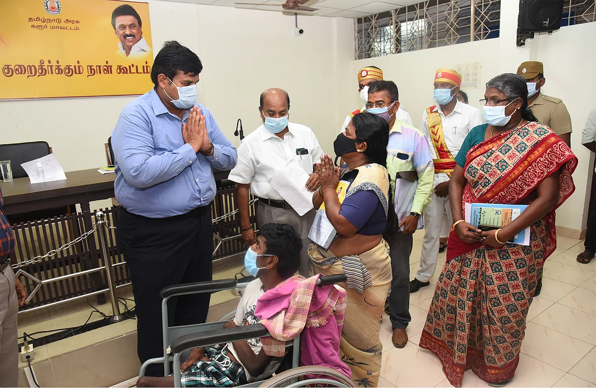 ஆட்சியருடன் சந்திரா