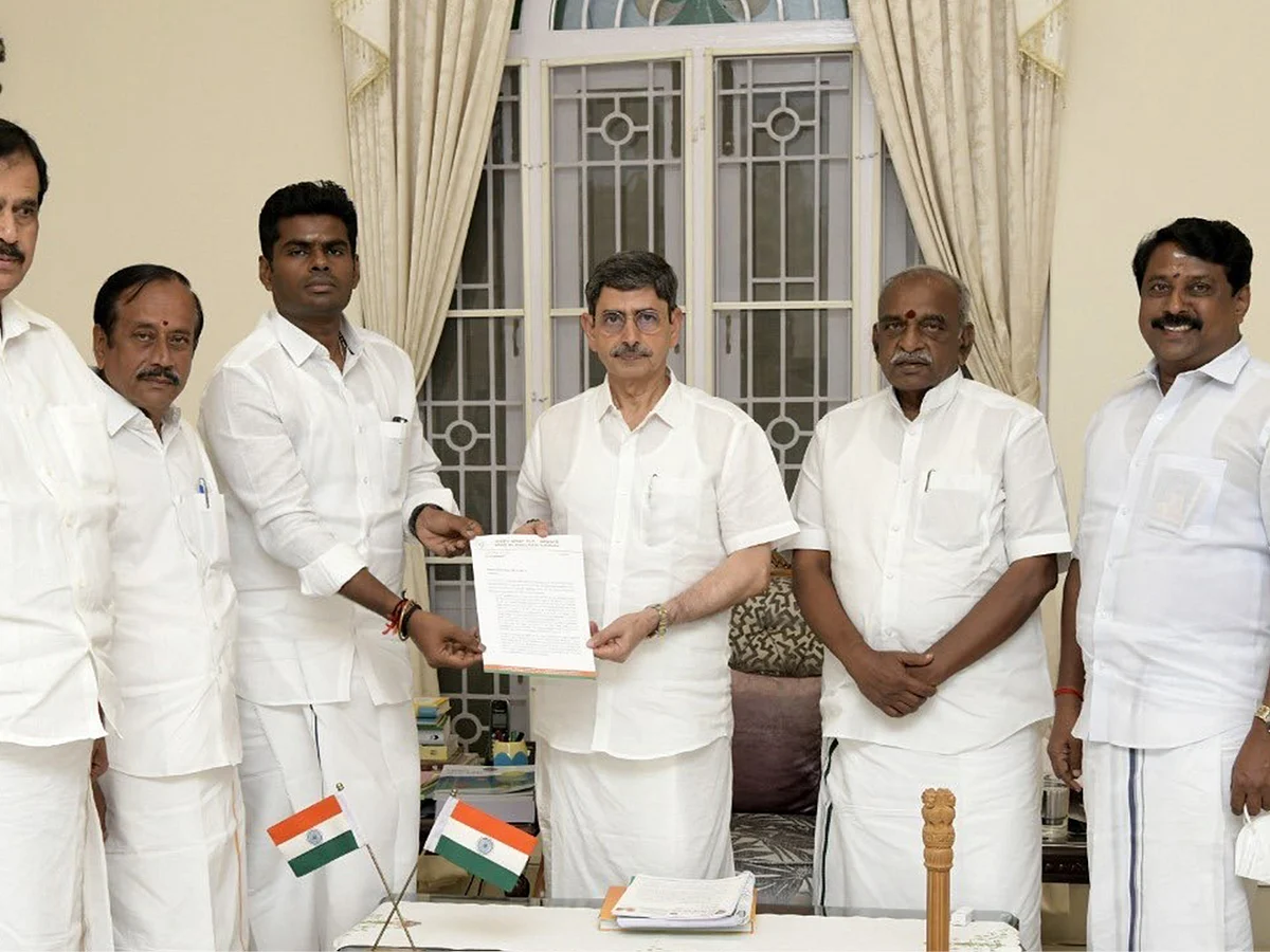 அமைதியோ... அமைதி! - பா.ஜ.க - ஆளுநர் சந்திப்பில் நடந்தது என்ன?