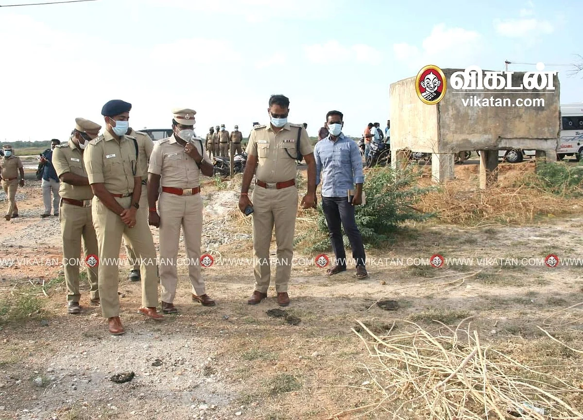 என் கவுன்டர் செய்யப்பட்ட இடத்தை பார்வைவிட்ட எஸ்.பி ஜெயக்குமார்