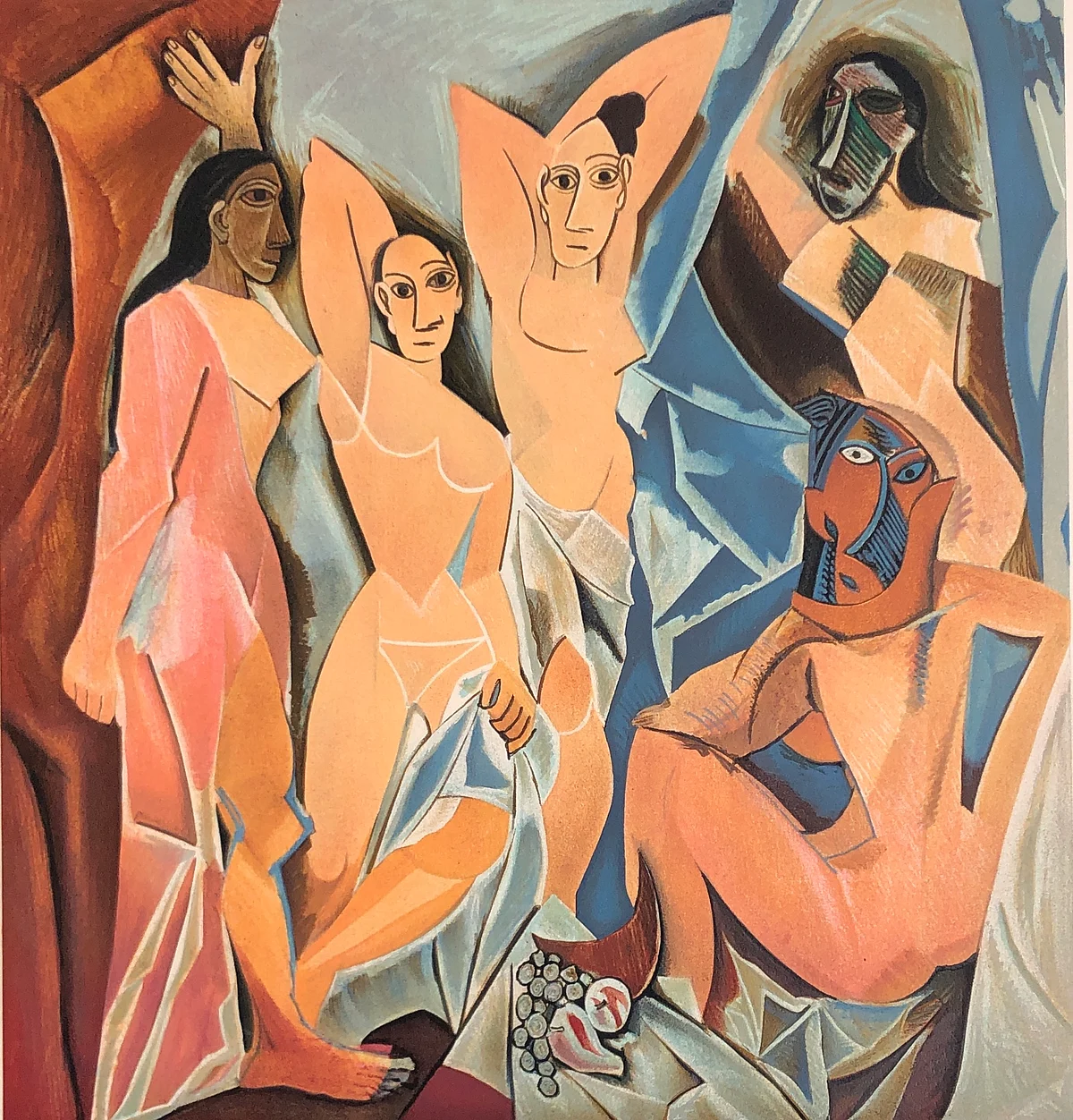 Pablo Picasso's Les Demoiselles d' Avignon art