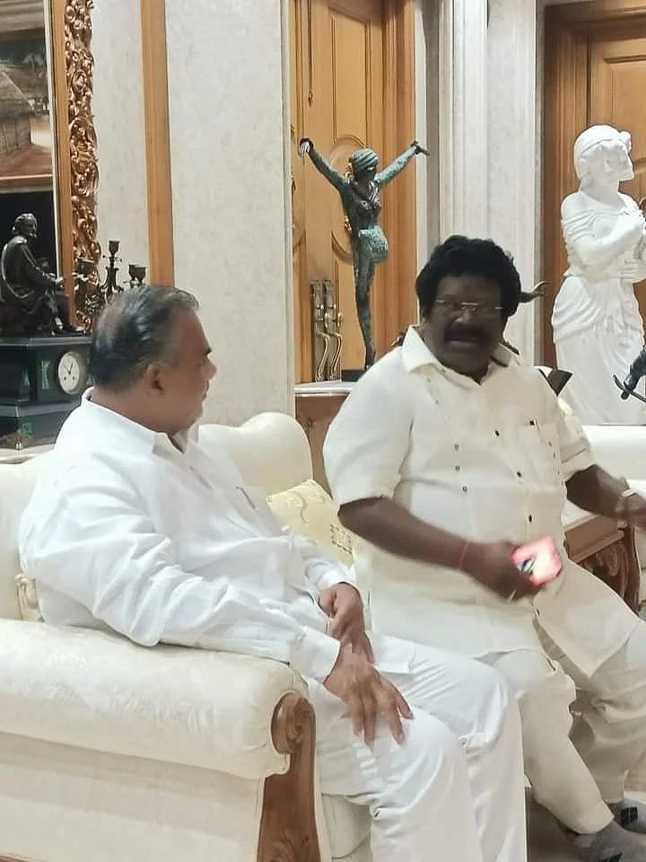 பந்தல் சிவாவுடன் புஸ்ஸி ஆனந்த்