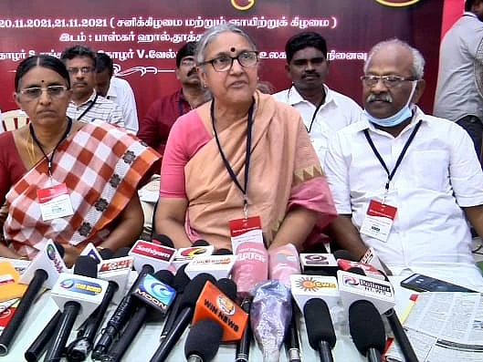 `குறைந்தபட்ச ஆதரவு விலை கிடைக்க சட்டம் இயற்ற வேண்டும்!' - சிபிஎம் மத்தியக்குழு உறுப்பினர் உ.வாசுகி