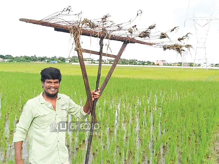 "கையில் கிடைக்கும் பொருள்களே போதும்!" 50 ரூபாய் செலவில் களை எடுக்கும் கருவி!