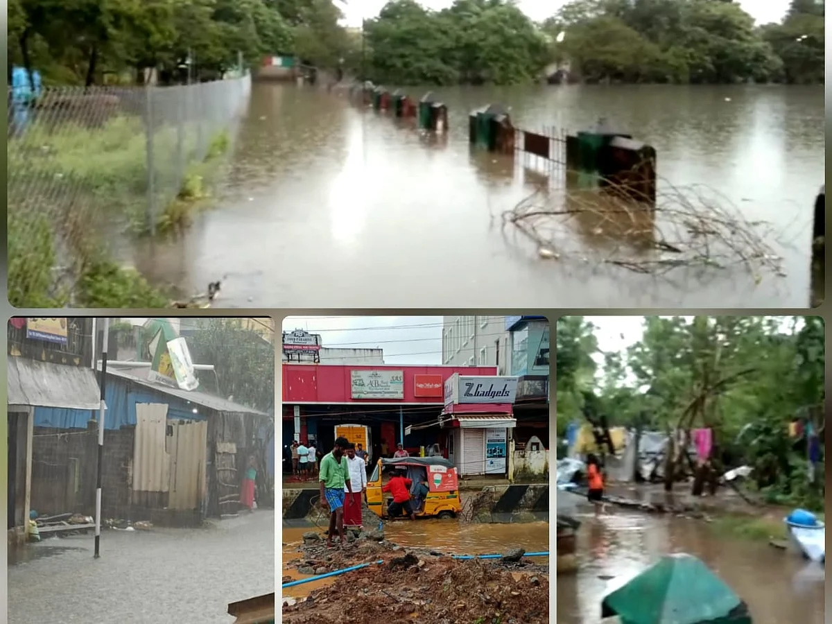குளம் போலக் காட்சியளிக்கும் குடியிருப்பு பகுதிகள்; நோய் அபாயத்தில் மக்கள் -மழைவெள்ள பாதிப்பு நிலவரம்