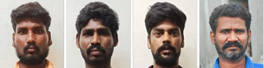 சக்திவேல், தர்மராஜ், பிரகாஷ், பரமசிவம்
