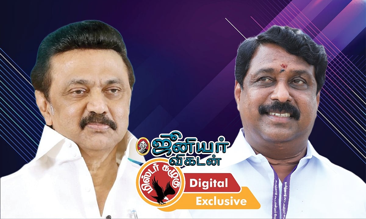 சர்ச்சையைக் கிளப்பிய ஸ்டாலின் விசிட்; காங்கிரஸ் புள்ளியின் காலில் விழுந்த நயினார் -கழுகார் அப்டேட்ஸ்