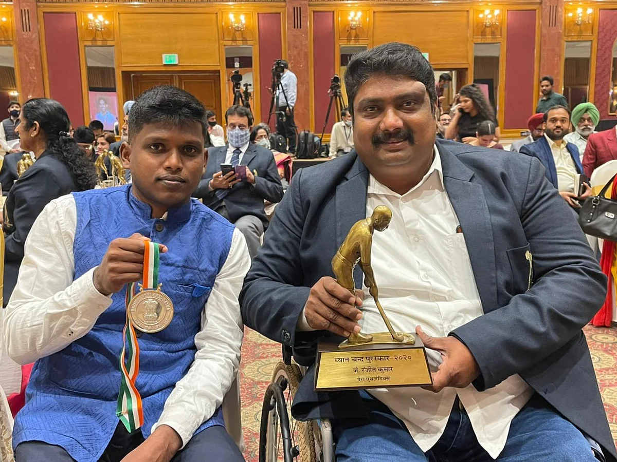 தேசிய விளையாட்டு மற்றும் சாகச விருதுகள்: தமிழக வீரர் மாரியப்பன் மற்றும் ரஞ்சித் குமாருக்குக் கௌரவம்!
