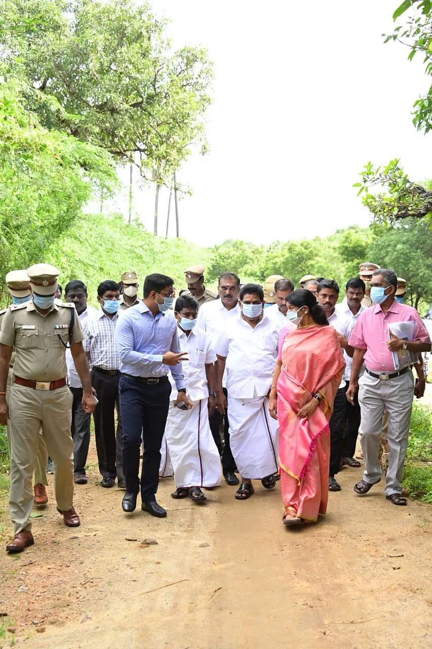 மருதூர் அணை ஆய்வு