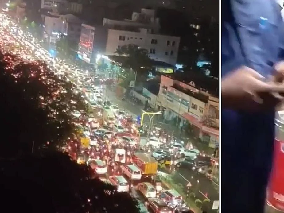 சென்னையில் வெளுத்து வாங்கிய கனமழை; அடுத்த இரண்டு நாள்களுக்குத் தொடரும்; கடும் போக்குவரத்து நெரிசல்