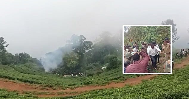 நீலகிரி: ராணுவ ஹெலிகாப்டர் கீழே விழுந்து விபத்து!