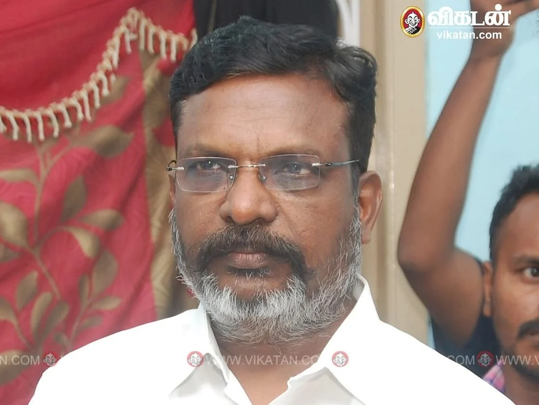 ``அரசியல் கருத்துக்கு, கருத்தைதான் முன்வைக்க வேண்டும்... வன்முறையை அல்ல!" - திருமாவளவன்