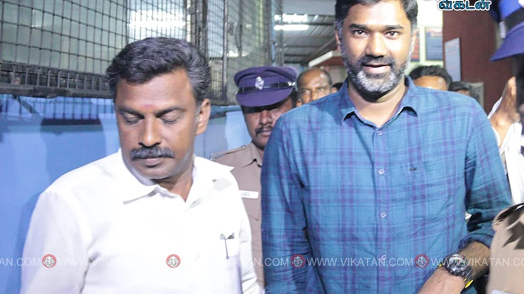 மாரிதாஸ் கைது செய்யப்பட்டபோது...