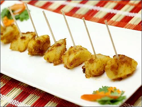 ஷக்கர்கந்தி (சர்க்கரைவள்ளிக் கிழங்கு) சாட்