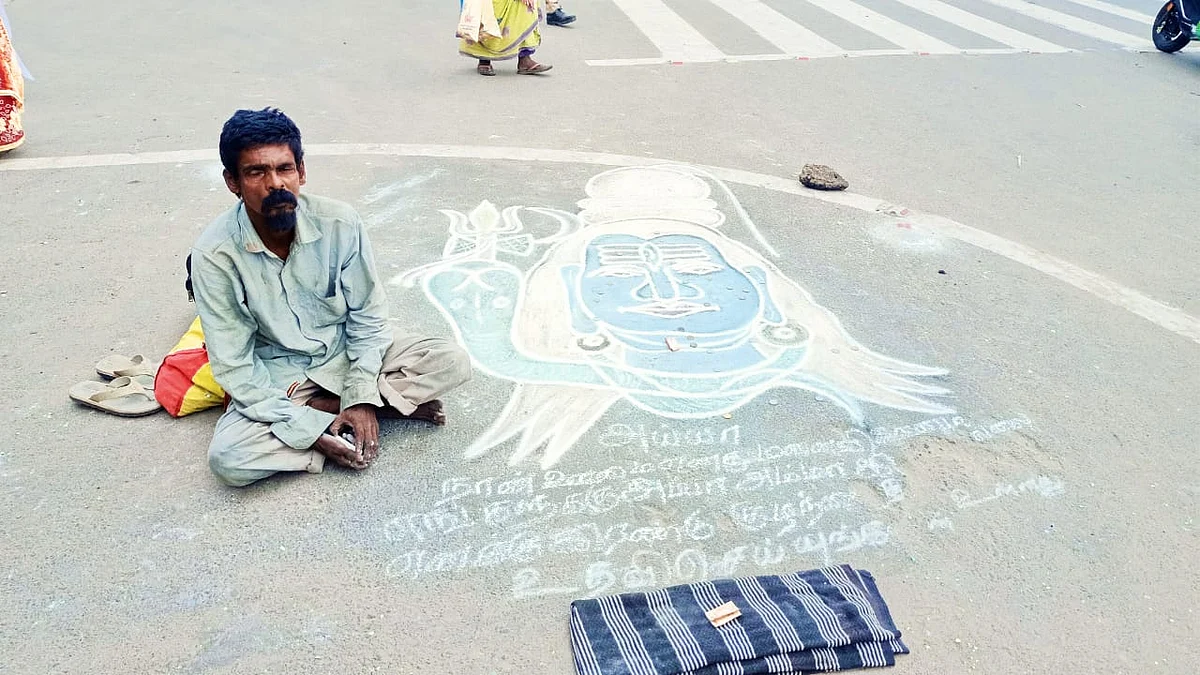 மாற்றுத்திறனாளி மணிகண்டன்