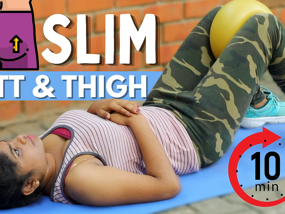 Thighs & Butt-ஐ குறைக்க இந்த 4 Workouts போதும்! | Easy Exercises To Reduce Lower Body At Home