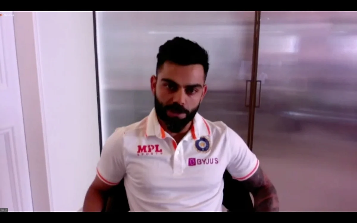 Virat Kohli at virtual press conference today