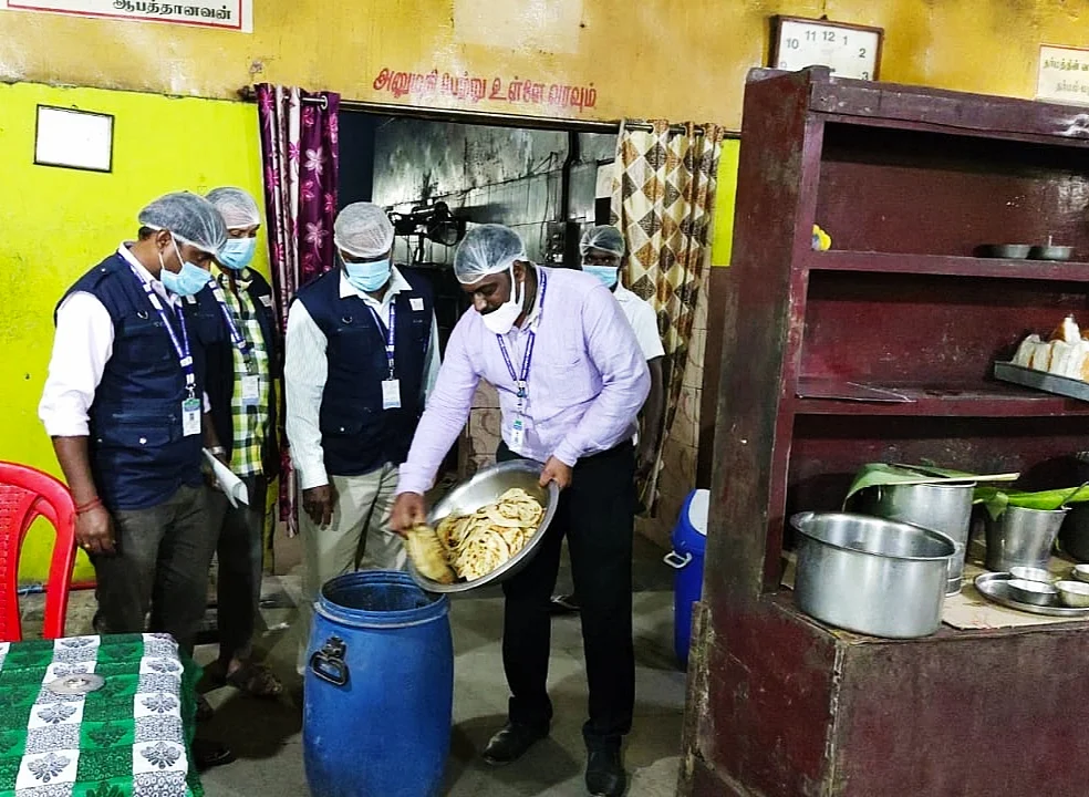 உணவு பாதுகாப்புத்துறை சோதனை