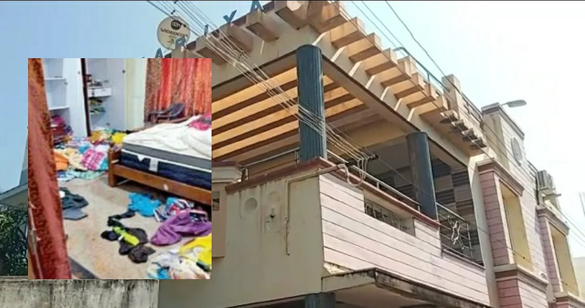திருட்டு நடைபெற்ற வீடு