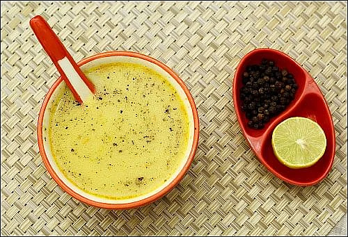 எலுமிச்சை - கொத்தமல்லித்தழை - காய்கறி சூப்