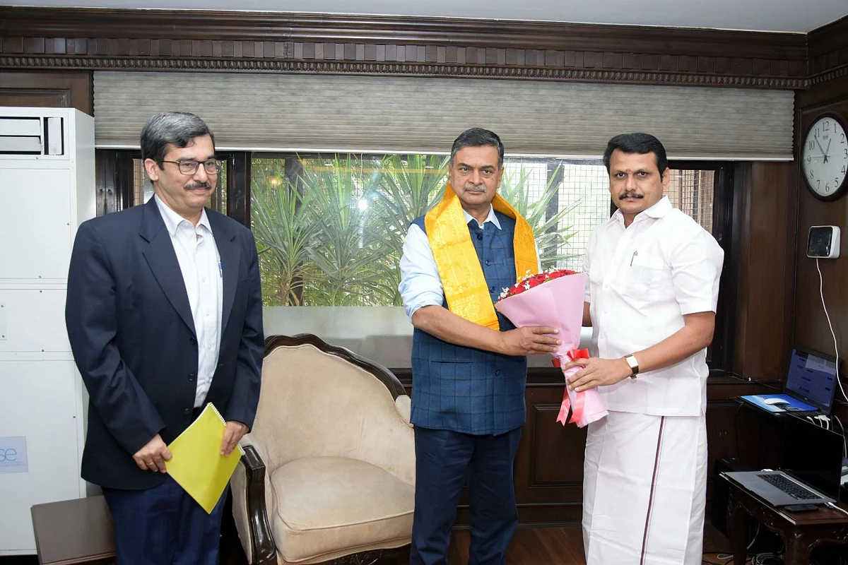 மத்திய அமைச்சரைச் சந்தித்த செந்தில் பாலாஜி