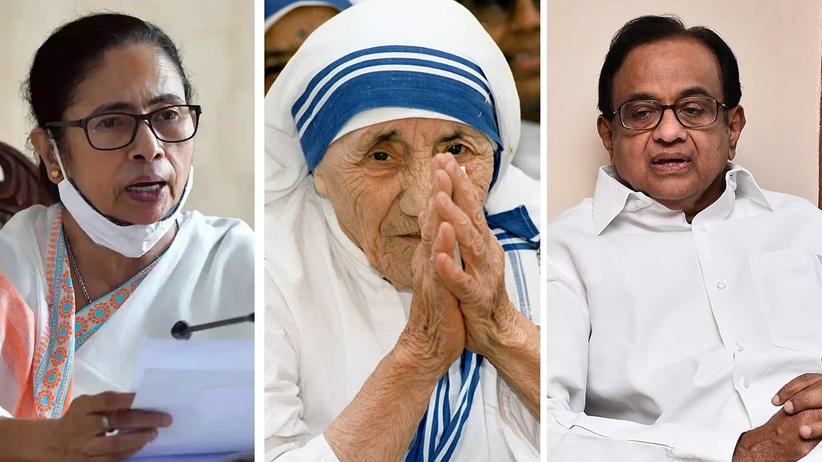 மம்தா - அன்னை தெரசா - ப.சிதம்பரம்