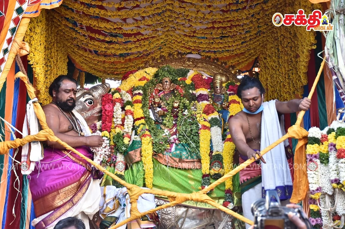 சப்பரத்தில் அம்பாள்