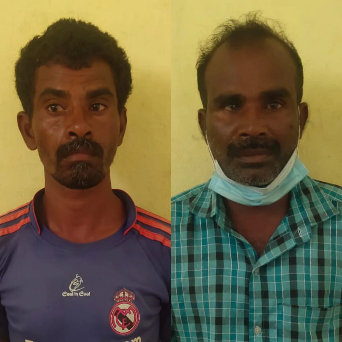 கைதுசெய்யப்பட்ட சுந்தரம் - இசக்கிமுத்து