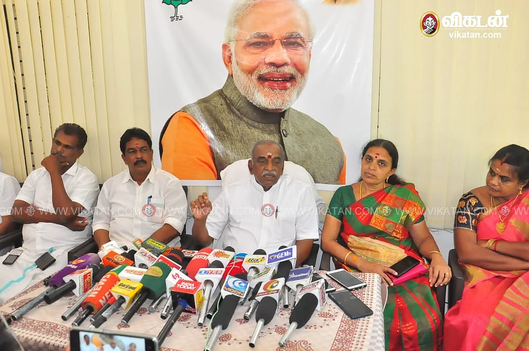 நாகர்கோவிலில் பேட்டி அளித்த பொன்.ராதாகிருஷ்ணன்