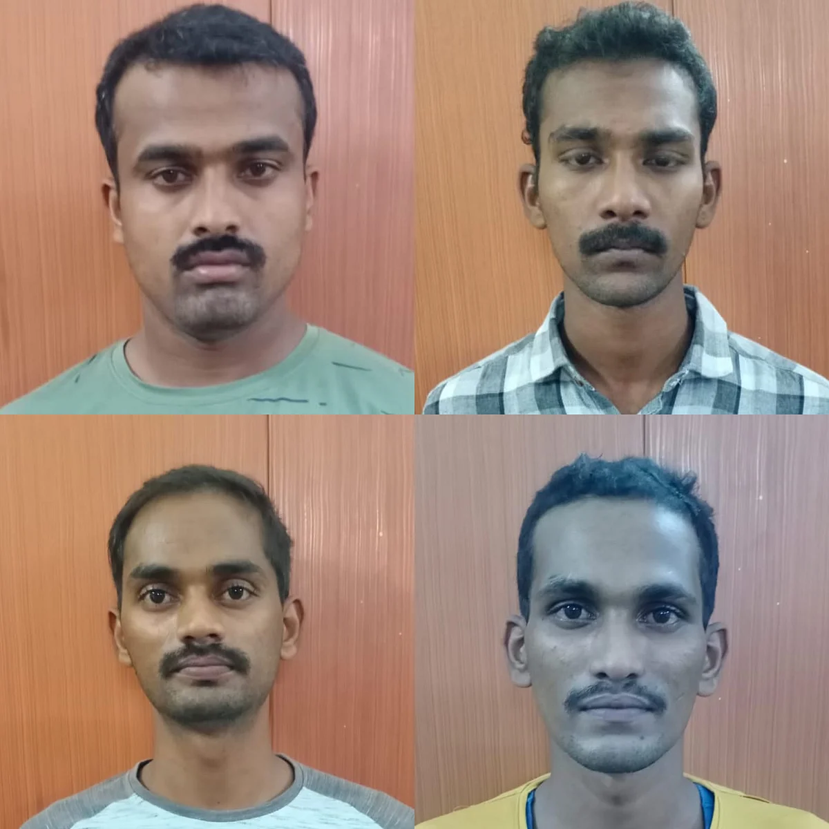 கைது செய்யப்பட்ட 4 பேர்