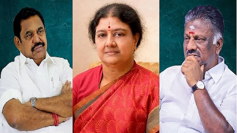``வேதா நிலையம் விவகாரத்தில் நாங்கள் பயந்தமாதிரியே நடந்துவிட்டது..!" - சொல்கிறார் சி.வி.சண்முகம் | ex minister c v shanmugam interview about veda nilaiyam issue 2 எடப்பாடி பழனிசாமி - சசிகலா - ஓ.பன்னீர்செல்வம்