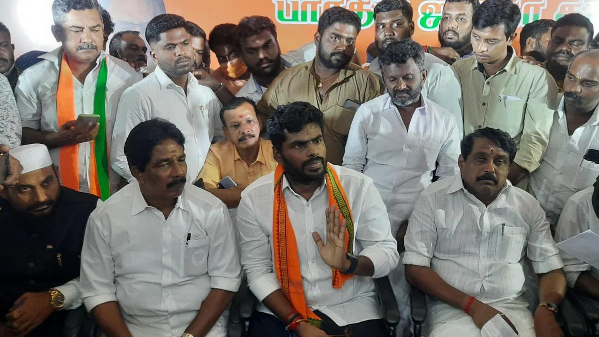 நாகர்கோவிலில் பேட்டி அளித்த அண்ணாமலை