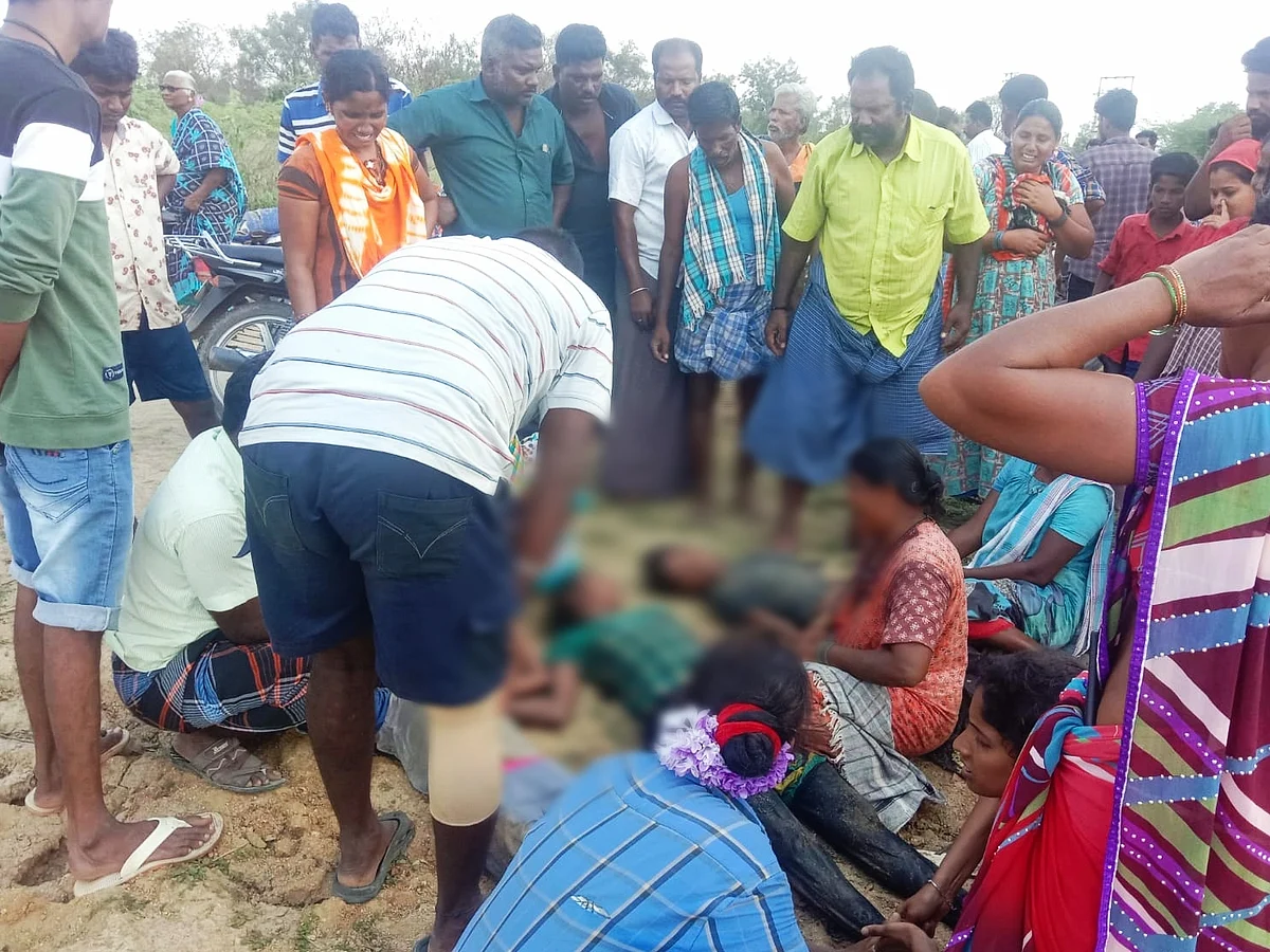 திருவண்ணாமலை: ஆடுகளைக் குளிப்பாட்டச் சென்ற சிறுமிகள்; அடுத்தடுத்து சேற்றில் சிக்கி உயிரிழந்த சோகம்!