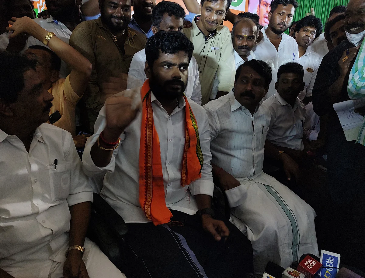 ஆவேசமான அண்ணாமலை